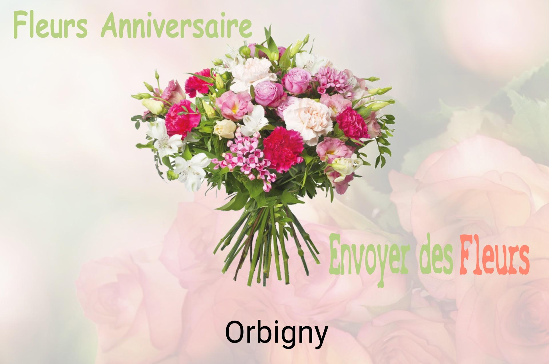 Bouquet de fleurs d’anniversaire livré à Orbigny
